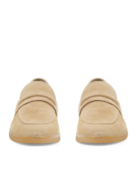 Damen Mokassins in Beige Farbe