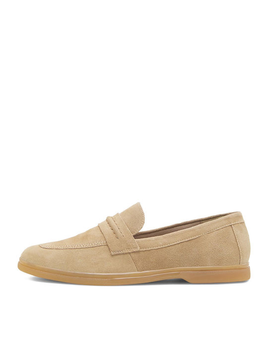 Damen Mokassins in Beige Farbe
