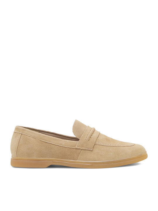 Damen Mokassins in Beige Farbe