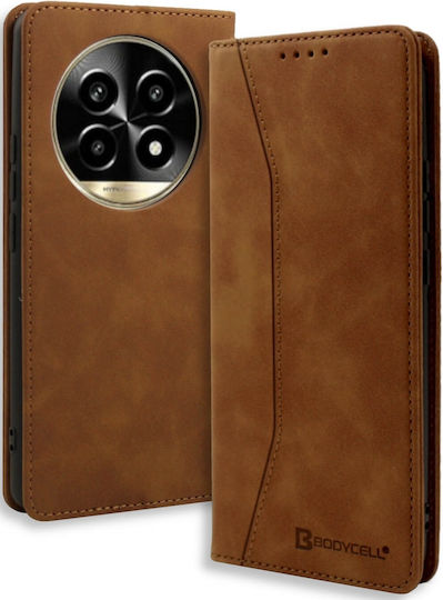 Bodycell Книга Изкуствена кожа / Кожа Кафяв (Realme 13 Pro / 13 Pro+)