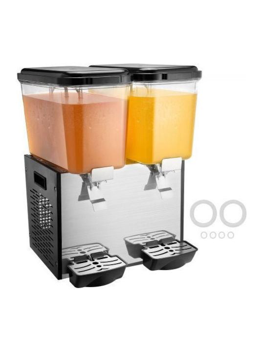 Vevor Διπλός Διανεμητής Κρύων Ροφημάτων 2x18lt Π46.5 x Β45.5 x Υ67 εκ.