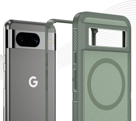 Erbord Back Cover Σιλικόνης / Πλαστικό Πράσινο (Google Pixel 8)