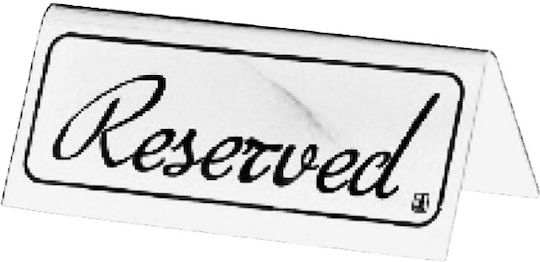 Ready Ταμπελάκι "Reserved"