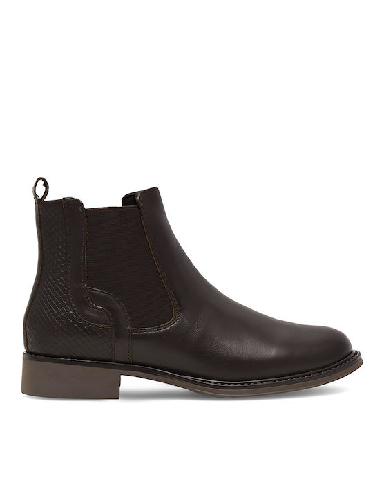 Damen Chelsea Stiefeletten Braun