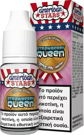 American Stars Έτοιμο Υγρό Αναπλήρωσης Strawberry Queen 12mg 10ml
