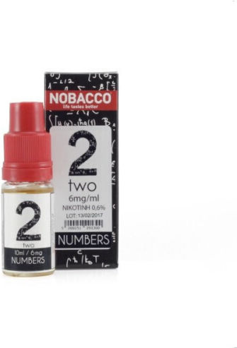 Nobacco Fertige Nachfüllflüssigkeit Numbers Two mit Rauchen / Fruchtig Geschmack 12mg 10ml