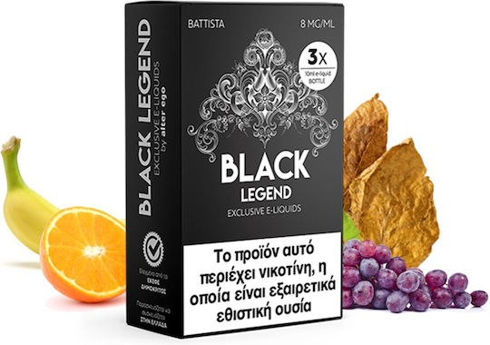 Alter eGo Fertige Nachfüllflüssigkeit Legend Legend mit Rauchen / Fruchtig Geschmack 8mg 10ml 3Stück