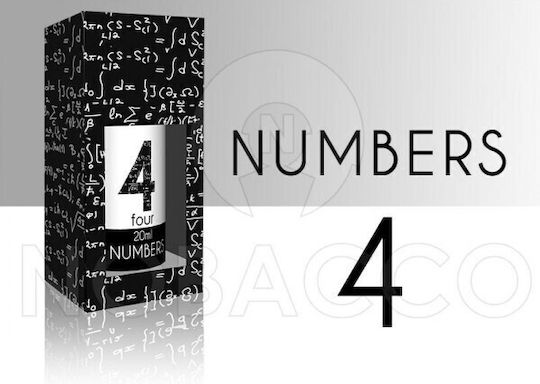Nobacco Έτοιμο Υγρό Αναπλήρωσης Numbers Four με Ξηροί Καρποί Γεύση 18mg 10ml