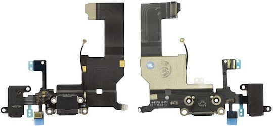 Kabel mit Anschluss zum Aufladen in Schwarz Farbe für iPhone 5