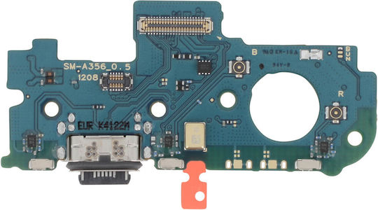 Samsung Flex Cable with Charging port in Black color for Galaxy A35