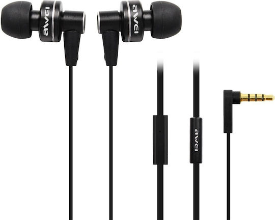 Awei ES900i In-ear Handsfree Ακουστικά με Βύσμα 3.5mm Μαύρο