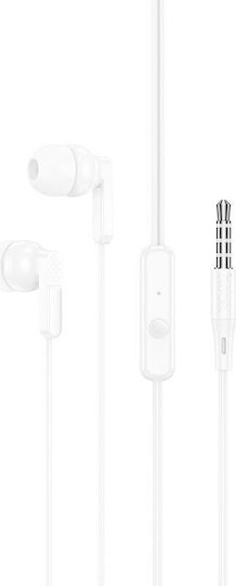 Hoco M121 In-ear Handsfree Headphones with Connector 3.5mm White