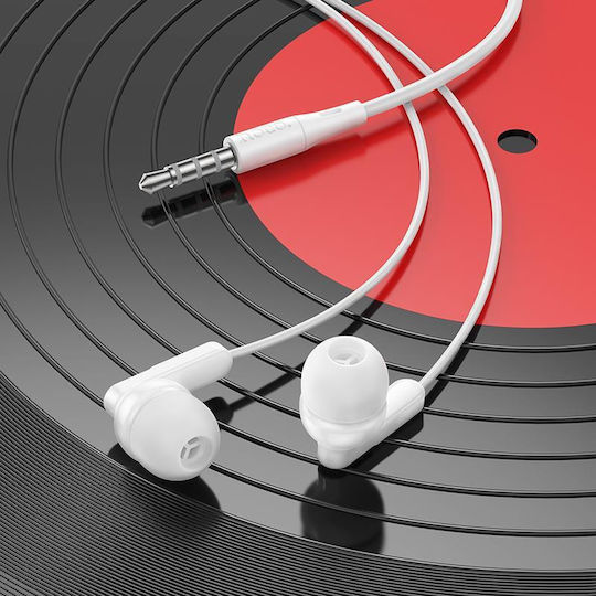 Hoco M121 In-ear Handsfree Headphones with Connector 3.5mm White