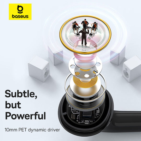 Baseus Encok Cz18 In-ear Handsfree Ακουστικά με Βύσμα USB-C Μαύρο