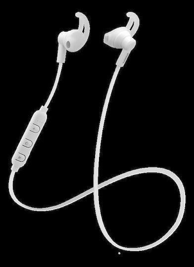 Streetz HL-BT304 In-ear Handsfree Ακουστικά με Βύσμα 3.5mm Λευκό