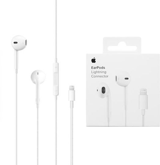 Apple EarPods Earbuds Handsfree Headphones with Connector Lightning White