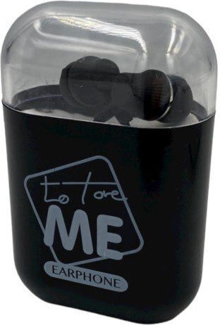 EV-206 In-ear Handsfree Earphones with 3.5mm Jack Black