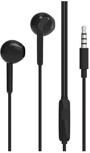 WK YA07 In-ear Handsfree Headphones with Connector 3.5mm Black
