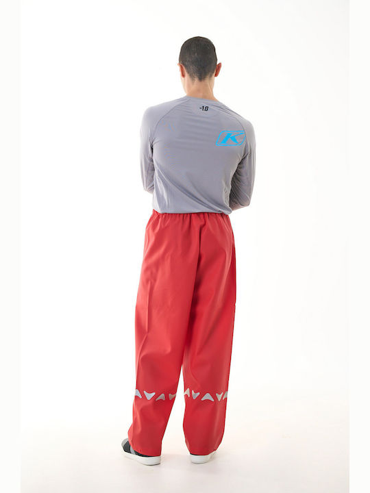 Anorak Way R Men's Waterproof Riding Pants Red