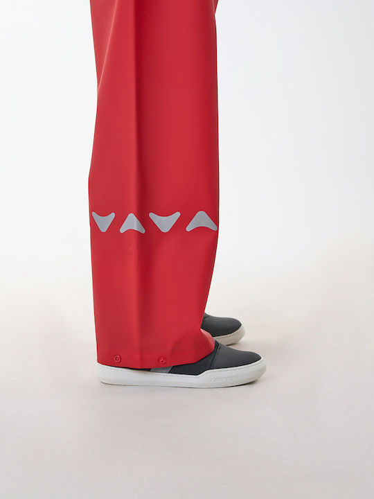 Anorak Way R Pantaloni impermeabili pentru motociclete pentru bărbați Roșu Culoare