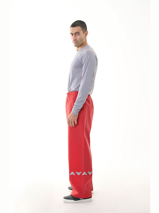 Anorak Way R Pantaloni impermeabili pentru motociclete pentru bărbați Roșu Culoare