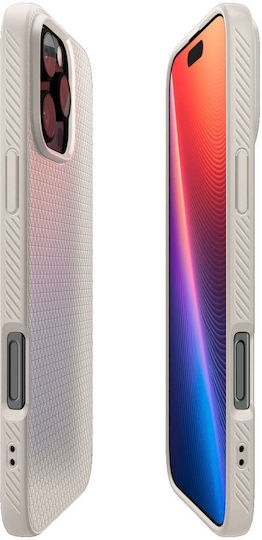 Spigen Liquid Air Umschlag Rückseite Silikon 0.3mm Natural Titanium (iPhone 17 Pro / iPhone 16 Pro)