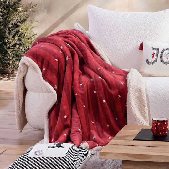 Nef-Nef Homeware Straight To Christmas Καναπέ 130x180εκ. Red Nef-Nef Homeware Straight To Christmas Καναπέ 130x180εκ. Red