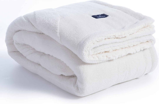 Nef-Nef Homeware Nau Одеяло Sherpa За Канапе 130x180см Coast Екрю
