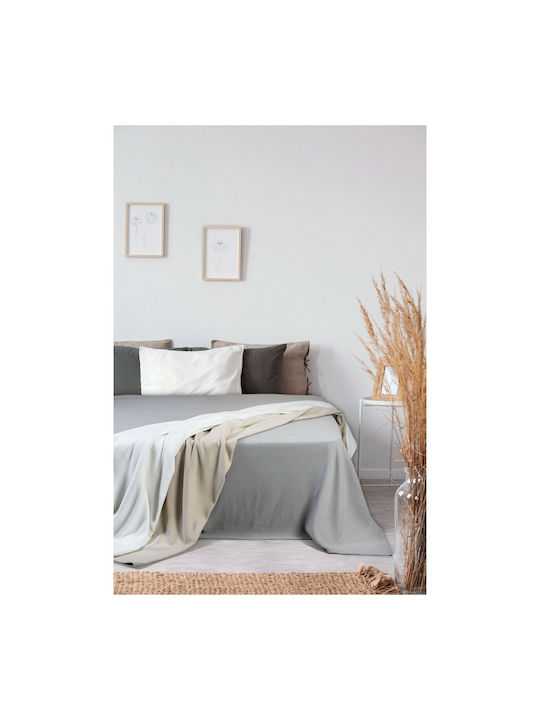 Beauty Home Decke Pique King Size 260x280cm Matelasse White