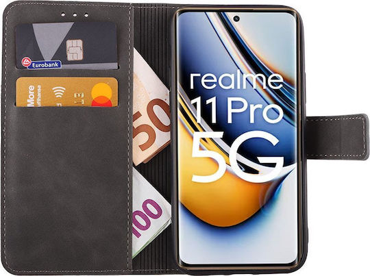 Book Δερματίνης / Σιλικόνης Πράσινο (Realme 11 Pro / 11 Pro+)