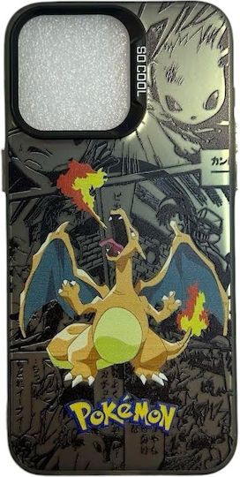 Pokemon Charizard Umschlag Rückseite Kunststoff Schwarz (iPhone 15 Pro Max)