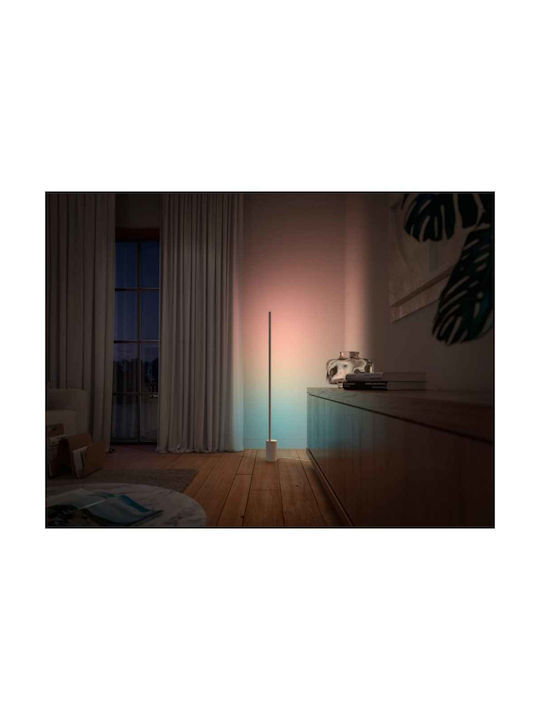 Philips Gradient Signe LED Floor Lamp H145.8xW11.1cm. with RGBW Light 1800lm White