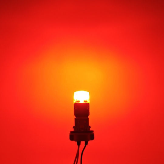 Bec LED W21/5w 7443 12v Canbus 1800lm Roșu