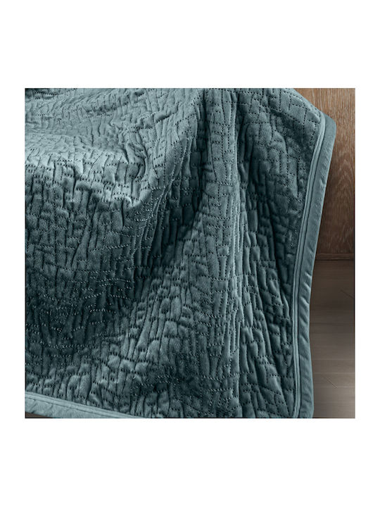 Guy Laroche Set Blanket Fleece Sofa 130x170cm Bolzano Emerald