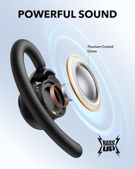 Soundcore by Anker V20i Open Ear Bluetooth Handsfree Earphones with Sweat Resistance and Charging Case Black