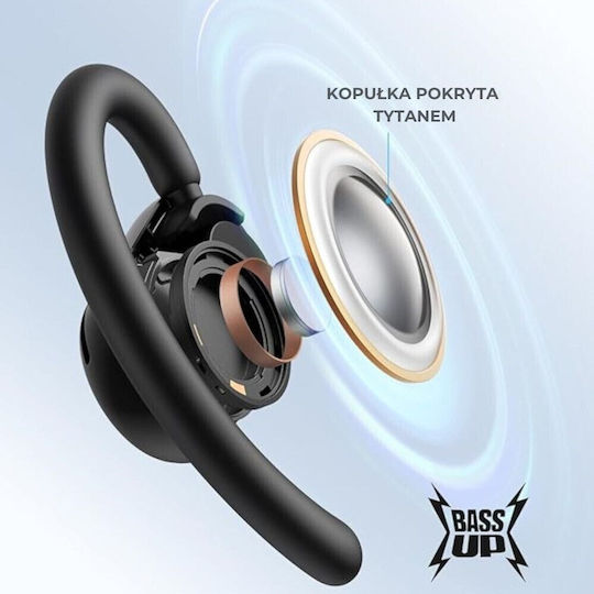 Soundcore by Anker V20i Open Ear Bluetooth Handsfree Earphones with Sweat Resistance and Charging Case Black