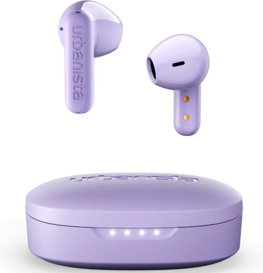 Urbanista Copenhagen 2 Ohrstöpsel Bluetooth-Freisprecheinrichtung Kopfhörer mit Schweißresistenz und Ladeetui Lavender Purple