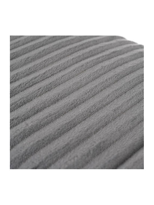 Ruhhy Samtige Decke Einzeln 160x200cm Grau