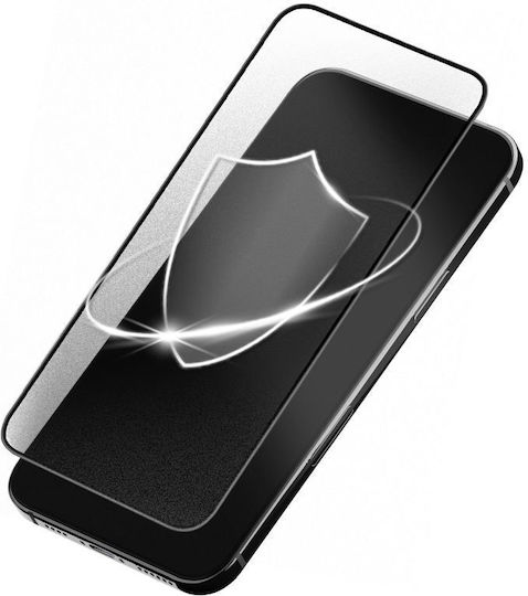 Ματ Tempered Glass Μαύρο (iPhone 14 Pro Max)