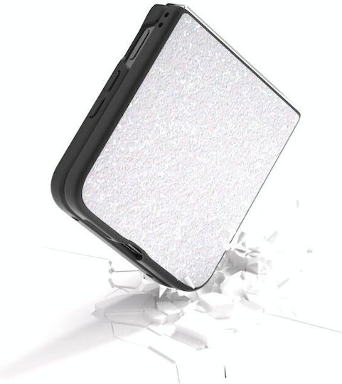 Glitter Powder Книга Пластмаса Бял (Xiaomi Mix Flip)