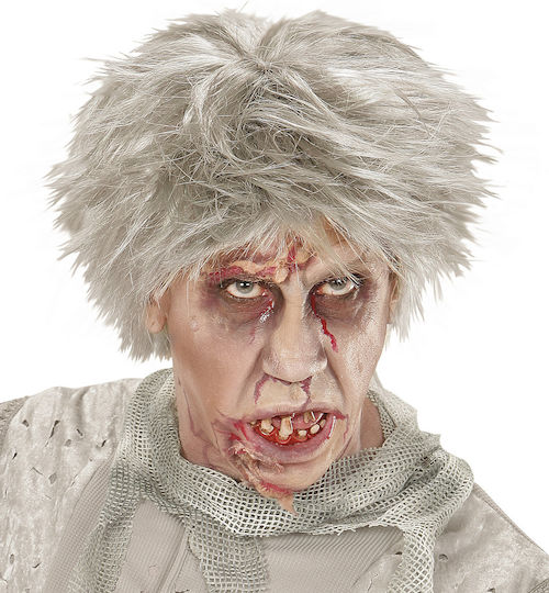 Karnevalsperücke Afro Gray für Halloween