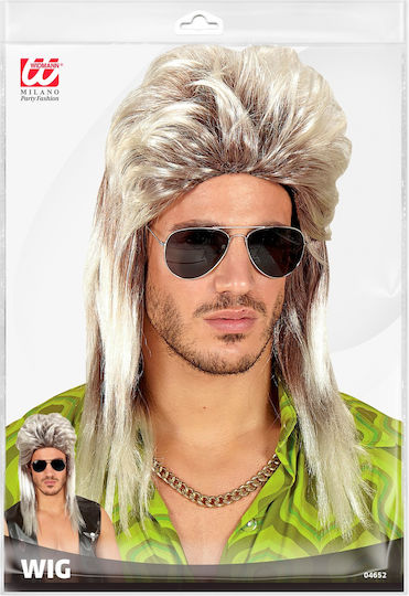 Karnevalsperücke Afro Blond