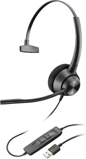 Poly EncorePro 310 On Ear Multimedia Ακουστικά με μικρόφωνο και σύνδεση USB-A