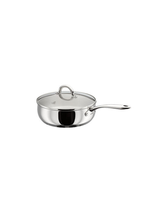 Horwood Tigaie Clasică Din Oțel Inoxidabil Cu Capac 24cm