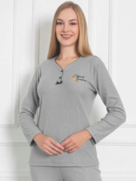 Goodnight Winter Women's Pyjama Set Gray