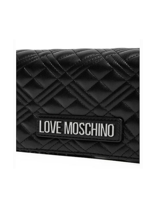 Moschino Γυναικεία Τσάντα Ώμου Μαύρη