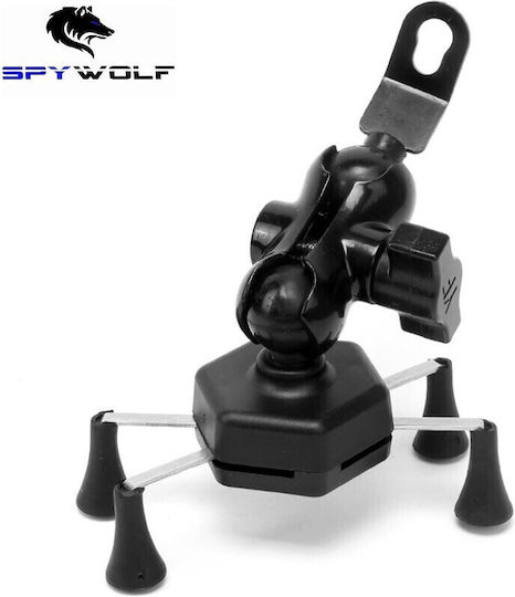 Spywolf Quick Spider Wrap TC-158 Βάση Κινητού Μοτοσυκλέτας με Ρυθμιζόμενο Βραχίονα 3.5-6.5" για τον Καθρέπτη