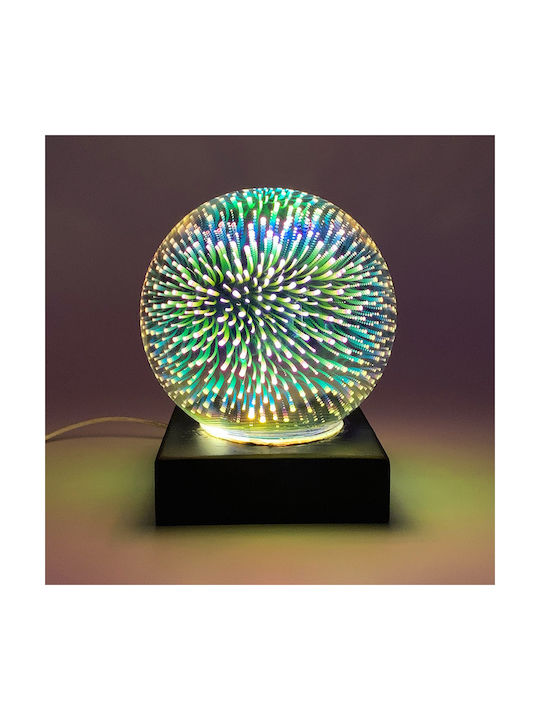 The Source Fibre Ball Light Table Decorative Lamp Multicolour