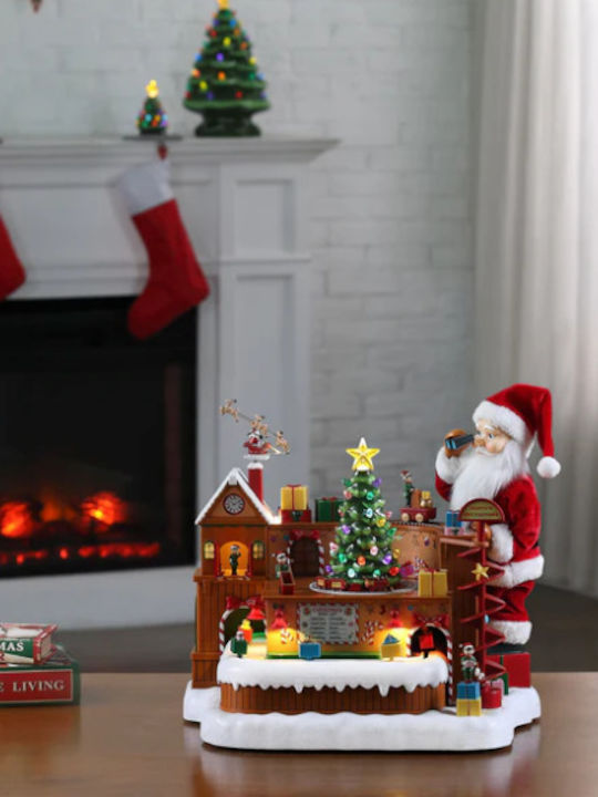 Mr.Christmas Χριστουγεννιάτικη Φωτιζόμενη Διακοσμητική Παράσταση με Μουσική