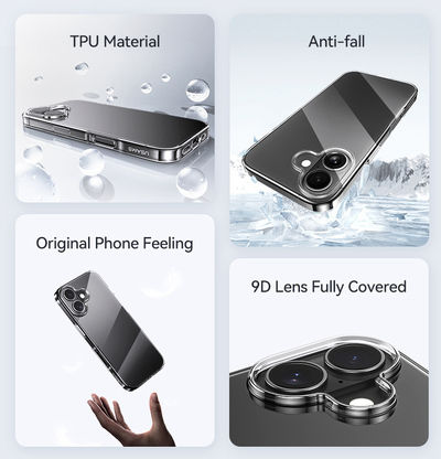 Usams Θήκη Primary Us-bh887 Iphone 16 Plus Διάφανη